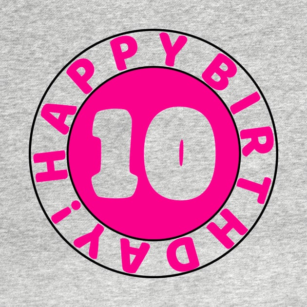 Happy 10th birthday by colorsplash